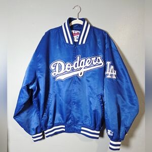 Vintage LA Dodgers Diamond Collection Satin Starter Jacket - Size 2XL